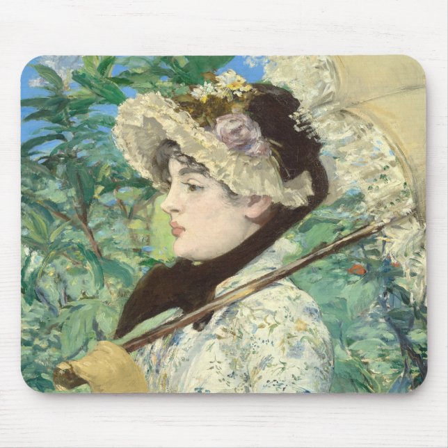 Tapis De Souris Jeanne (printemps) Edouard Manet (Devant)