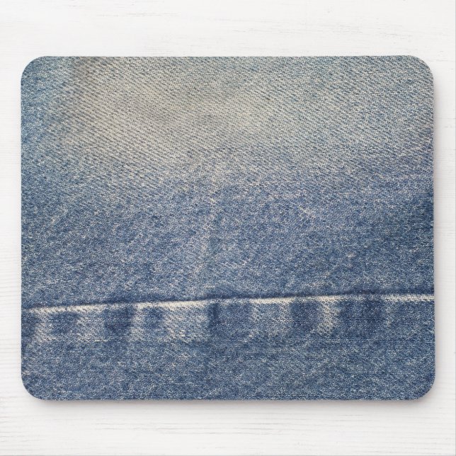 Tapis De Souris Jeans fanés / tissu de denim (Devant)