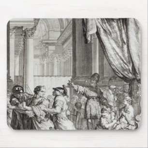 Tapis De Souris Jehoiada, grand prêtre de la proclamation de