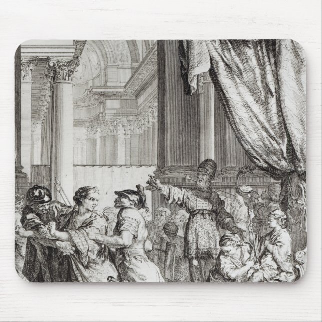 Tapis De Souris Jehoiada, grand prêtre de la proclamation de (Devant)