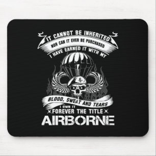 Tapis De Souris J'En Ai Le Titre De Ranger D'Armée Aéroporté Ve