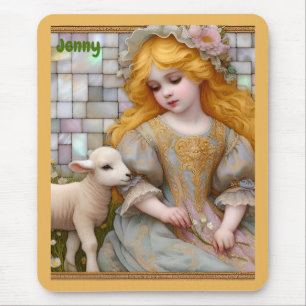 Tapis De Souris JENNY ~ Pastel Girl Piglet ~ Mousepad