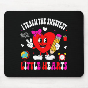 Tapis De Souris J'enseigne au plus doux petit cœur Professeur Vale