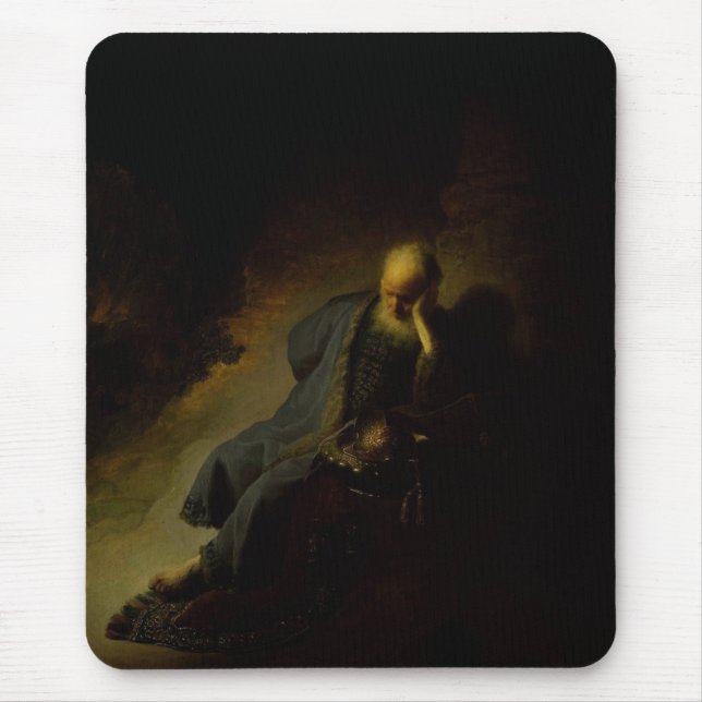 Tapis De Souris Jérémie déplorant la destruction de Jérusalem (Devant)