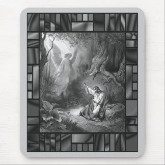 Tapis De Souris Jésus Agonie Dans Le Jardin Religieux