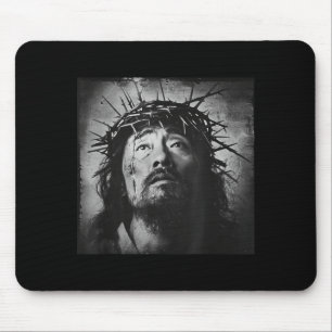 Tapis De Souris Jésus asiatique, christianisme, église, Asie, Jésu