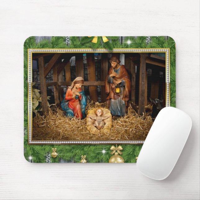 Tapis De Souris Jesus born (Avec souris)