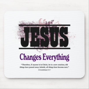 Tapis De Souris Jésus change tout