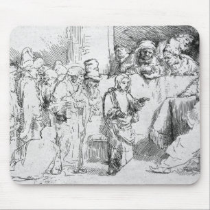 Tapis De Souris Jésus-Christ parmi les médecins