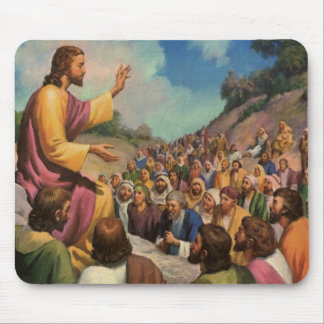 Tapis De Souris Jésus-Christ Sermon sur la montagne, Religion Vint
