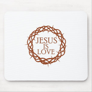 Tapis De Souris Jésus est amour