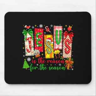 Tapis De Souris Jésus Est La Raison De La Saison Chrétien Noël
