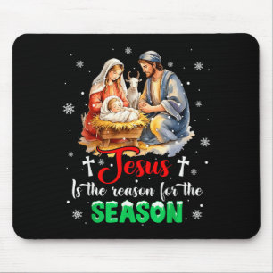 Tapis De Souris Jésus Est La Raison De La Saison De Noël Xmas