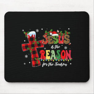 Tapis De Souris Jésus Est La Raison De La Saison De Noël Xmas