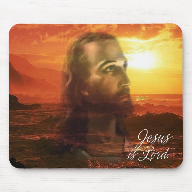 Tapis De Souris Jésus est le Seigneur A4 Mousepad (Devant)