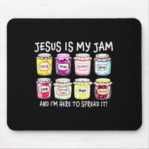 Tapis De Souris Jésus est ma passion et je suis là pour le répandr