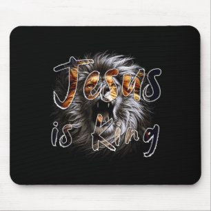 Tapis De Souris Jésus Est Roi, Le Lion De Juda Frappant Christia
