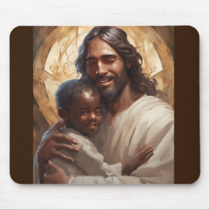 Tapis De Souris Jésus et Ange