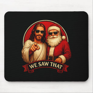 Tapis De Souris Jésus et le Père Noël Nous avons vu ce mème drôle