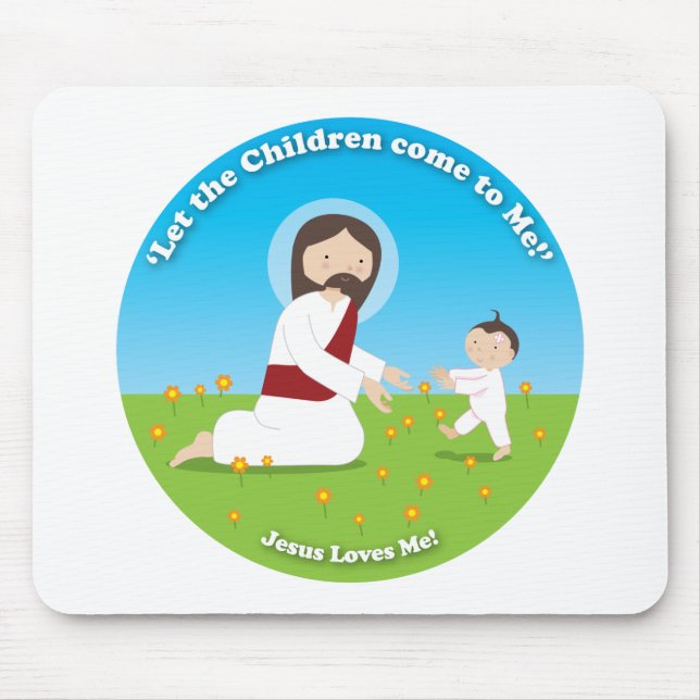 Tapis De Souris Jésus et l'enfant (Devant)