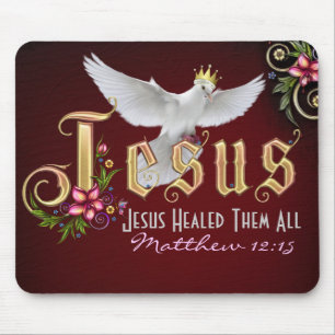 Tapis De Souris Jésus guérit #2 Mousepad