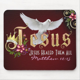 Tapis De Souris Jésus guérit Mousepad
