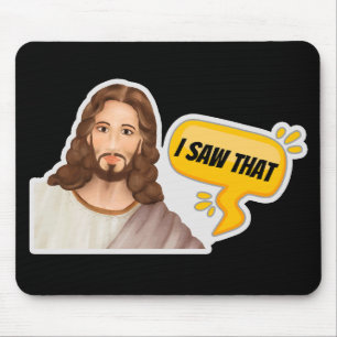 Tapis De Souris Jésus J'Ai Vu Ça