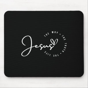 Tapis De Souris Jésus Le Chemin La Vérité La Vie Religieux Chrétie
