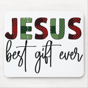 Tapis De Souris Jésus le meilleur cadeau de Noël