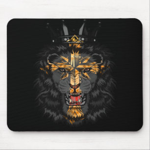 Tapis De Souris Jésus Lion de Juda Faithcross
