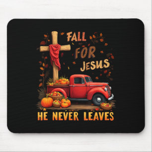 Tapis De Souris Jésus Ma Saison Préférée Automne Chrétien Action d