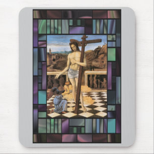 Tapis De Souris Jésus Sang Du Rédempteur Religieux