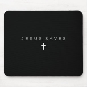 Tapis De Souris Jésus Sauve Cross Christian Pour Hommes