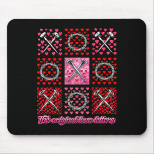 Tapis De Souris Jésus Valentine Xoxo Les Lettres d'Amour Originaux