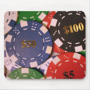Tapis De Souris Jetons de poker Mousepad