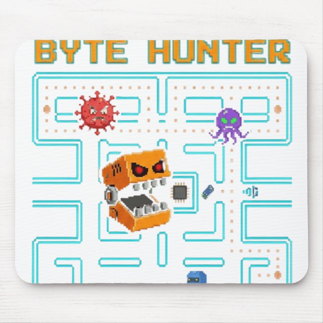 Tapis De Souris Jeu d'arcade sombre et audacieux Parodie de crâne  (Devant)