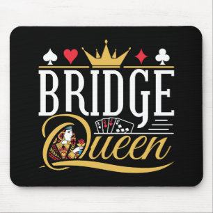 Tapis De Souris Jeu de cartes Bridge Reine Femmes