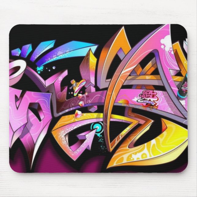 Tapis De Souris Jeu de couleurs - (Devant)