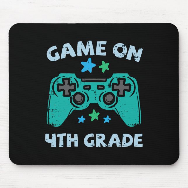 Tapis De Souris Jeu de jeu sur 4e année 4e première école G (Devant)