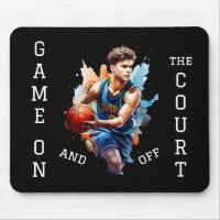 Jeu de joueur de basketball sur 