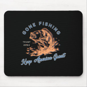Tapis De Souris Jeu de pêche Trump 2024 Drôle Sport Pêche Hob