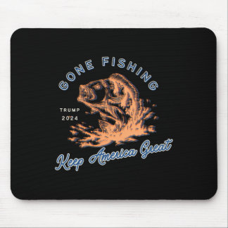 Tapis De Souris Jeu de pêche Trump 2024 Drôle Sport Pêche Hob