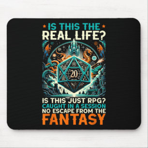 Tapis De Souris Jeu de rôle Rpg Maître D20 Tabletop Drôle Rp