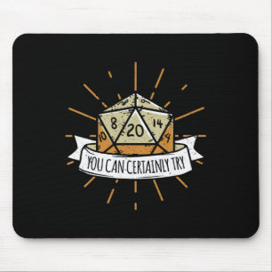 Tapis De Souris Jeu de société nerd Dungeon que vous pouvez certai