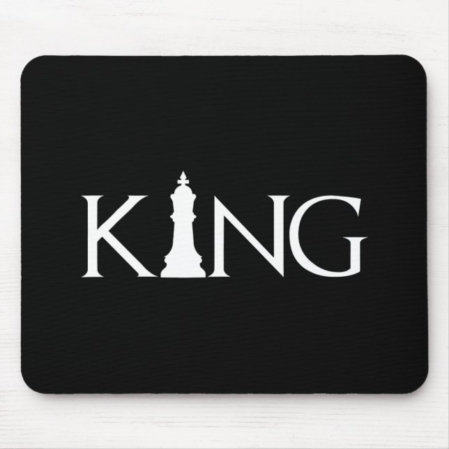 Tapis De Souris Jeu d'échecs King pièce Halloween Costume d'échecs (Devant)