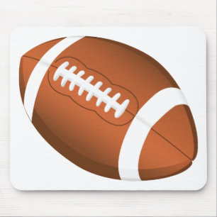 Tapis De Souris Jeu d'équipe de boule de sports du football jouant