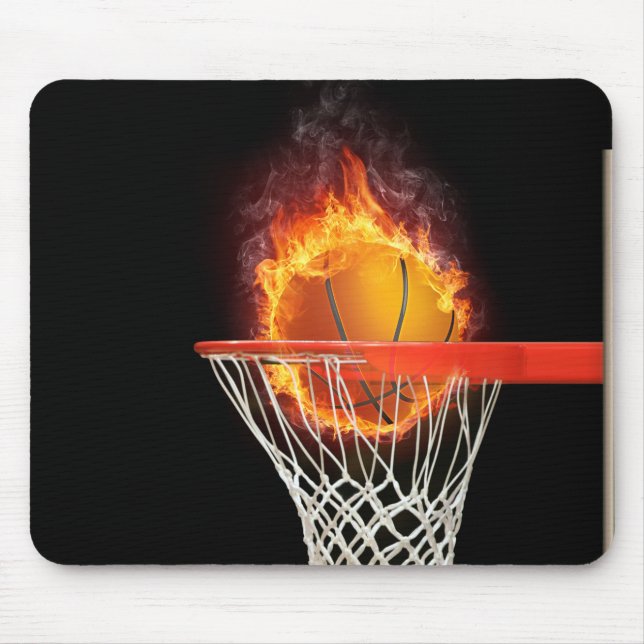 Tapis De Souris JEU POUR GAGNER le GIF de sport du basket-ball | (Devant)