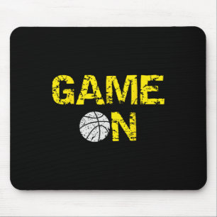 Tapis De Souris Jeu Sur Basket; Blue Black Yellow Gold Team Co