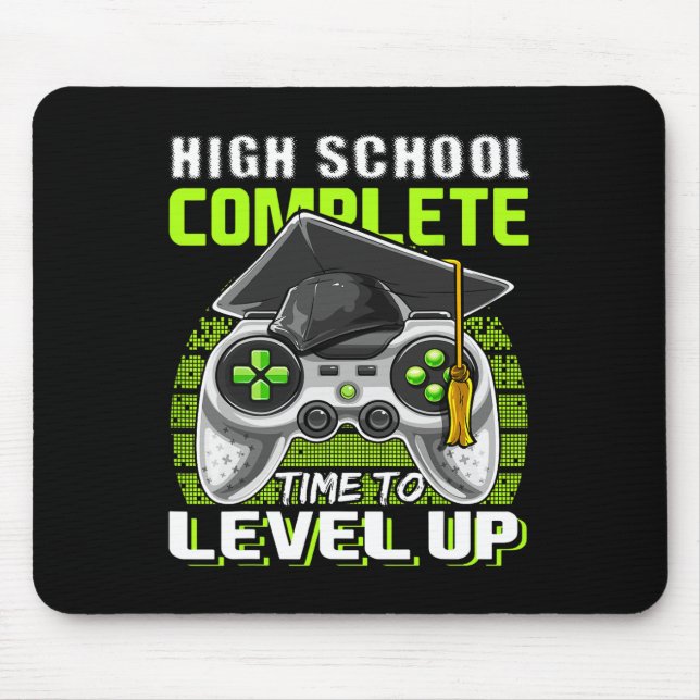 Tapis De Souris Jeu Vidéo Complet de l'école Cadeau Graduation Sen (Devant)