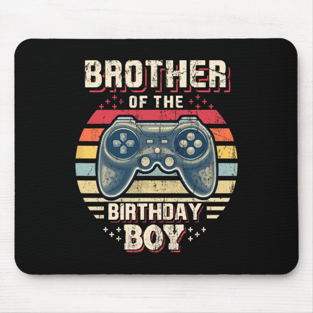 Tapis De Souris Jeu vidéo de correspondance pour garçon d'annivers (Devant)